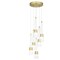 Quoizel Zia Integrated LED Satin Gold Pendant PCZIA2813SD - alternate 2